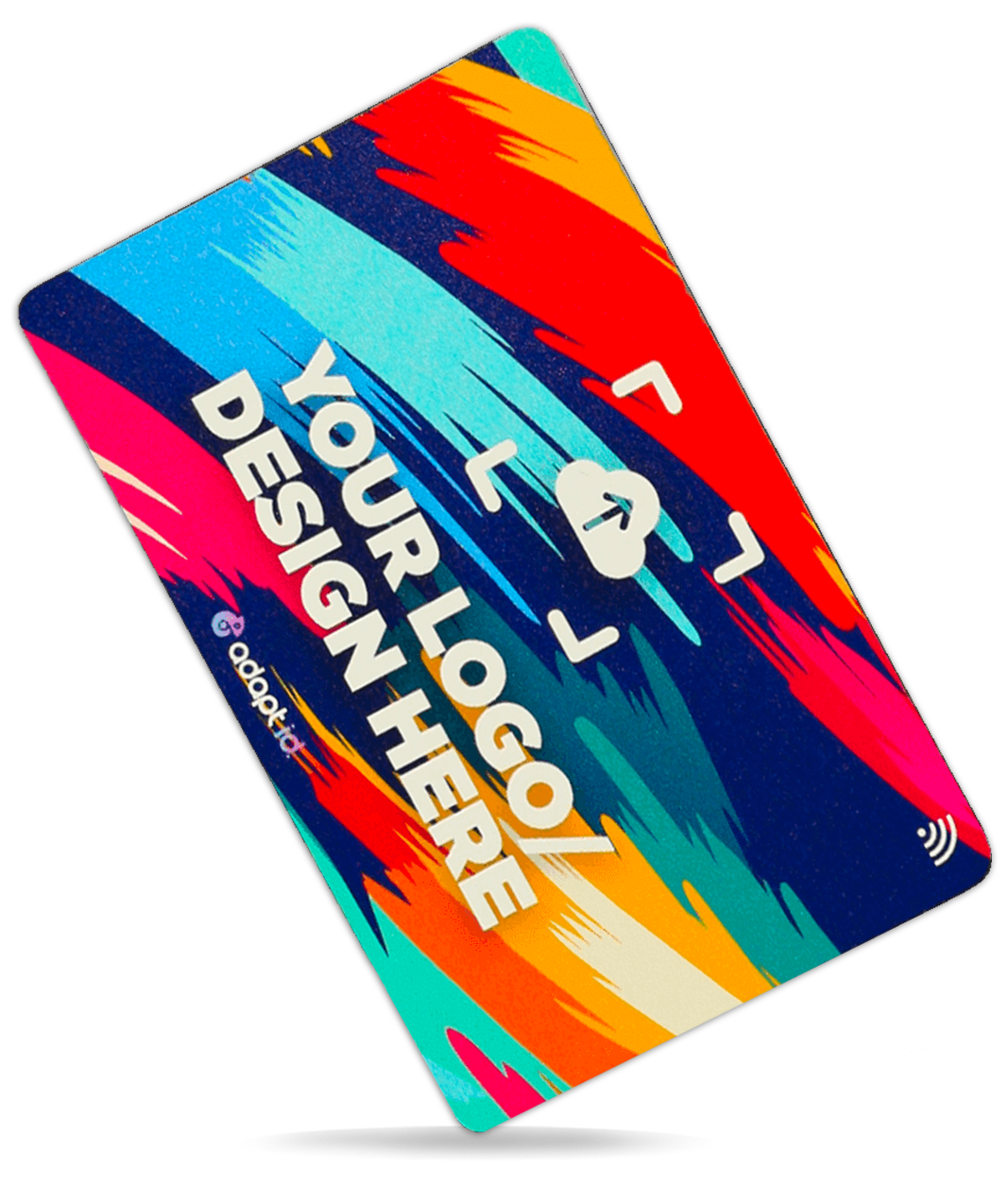 Contactless Bespoke Plastic Business Card 'Black Edges'