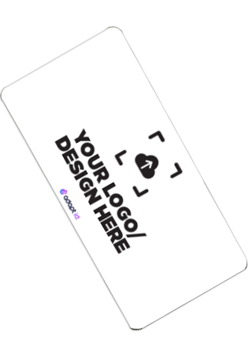 Bespoke Contactless Small Rectangle Sticky Back Card