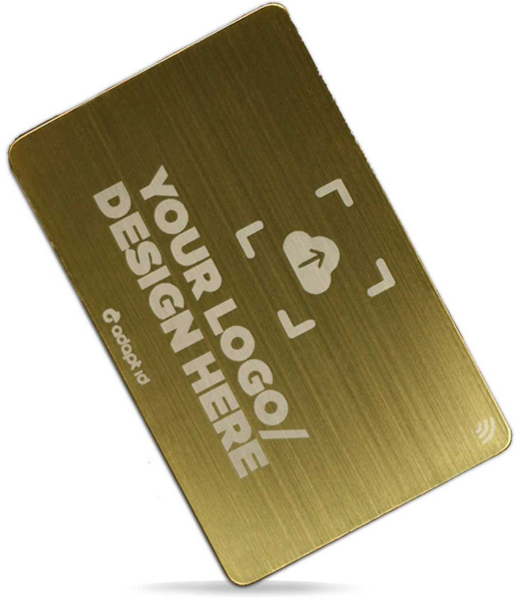 Laser Engraved Gold Contactless Business Card