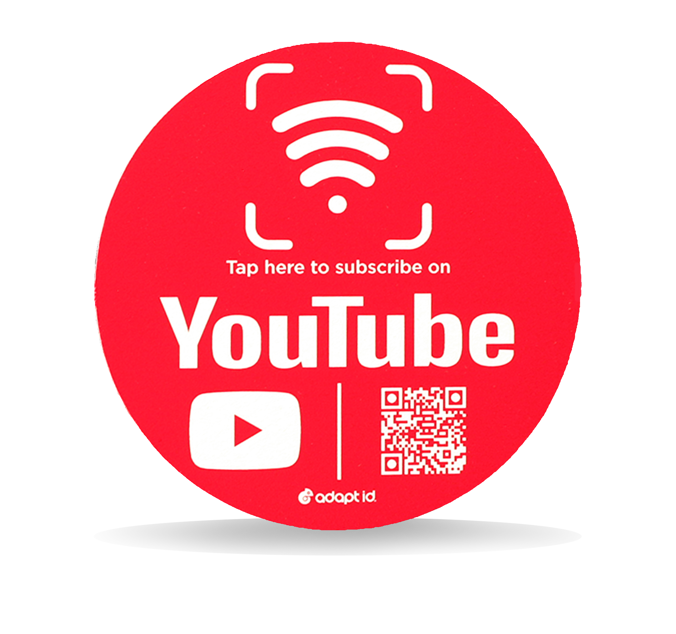 Contactless Youtube Social Media Placemat