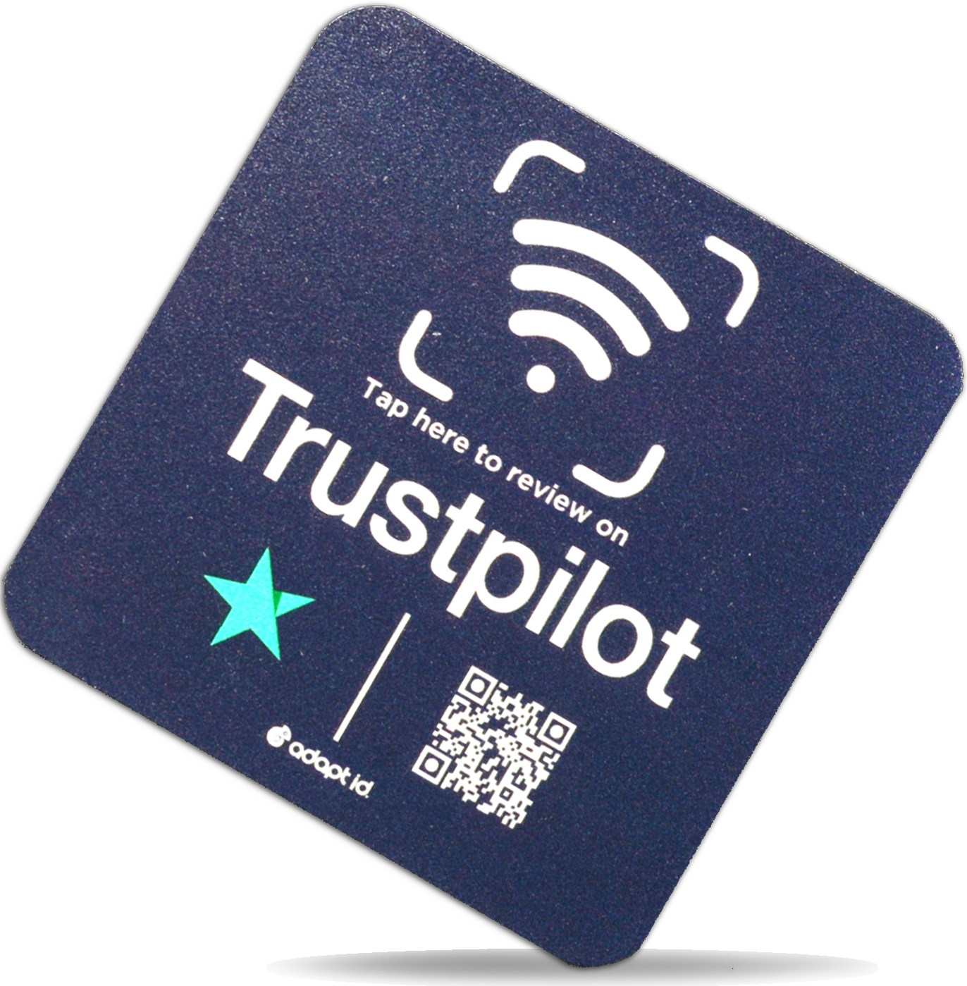 Contactless Trustpilot 100mm Square Foam Board